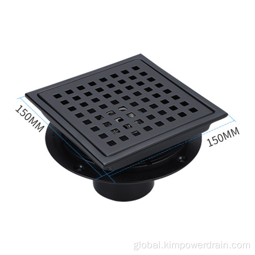Shower Drain Base Stainless steel 304 square shower floor grate drain Manufactory